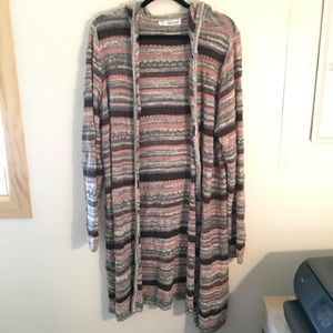 Maurices Duster Hooded Cardigan